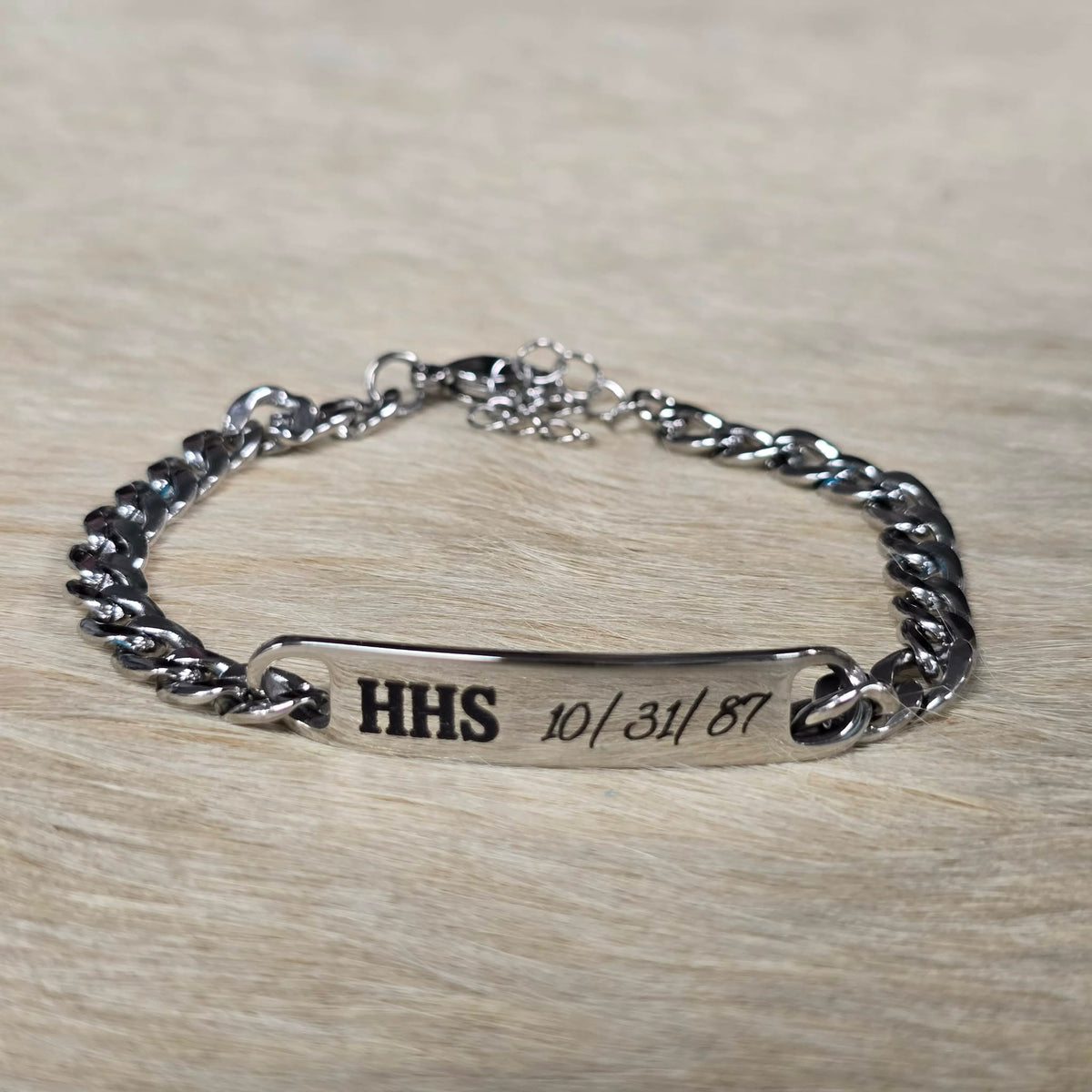 Cuban Chain Bar Necklace