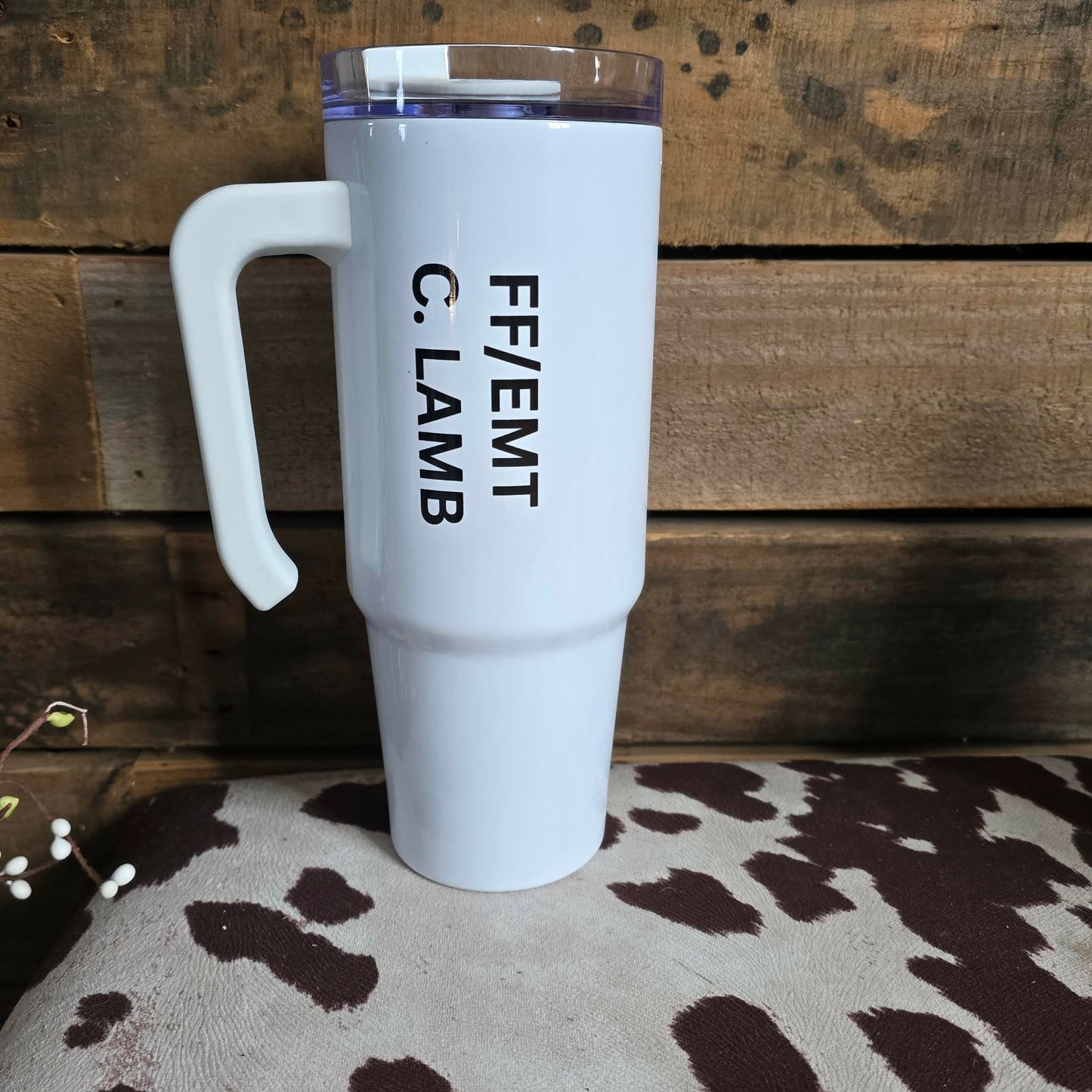 30 oz tumbler w/handle