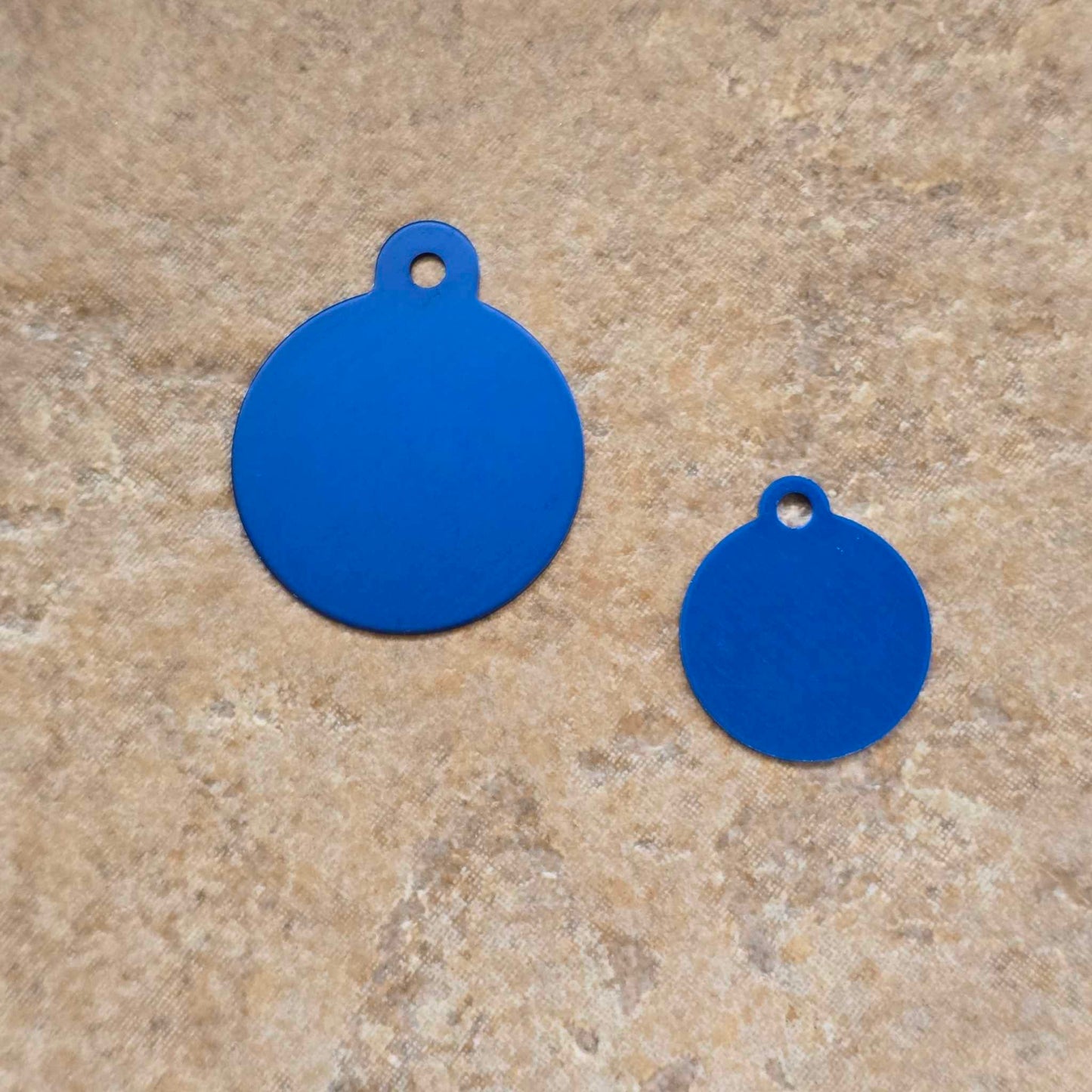 Round Colored Aluminum Tags
