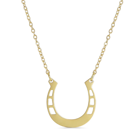 Stainless Steel Horseshoe Necklace