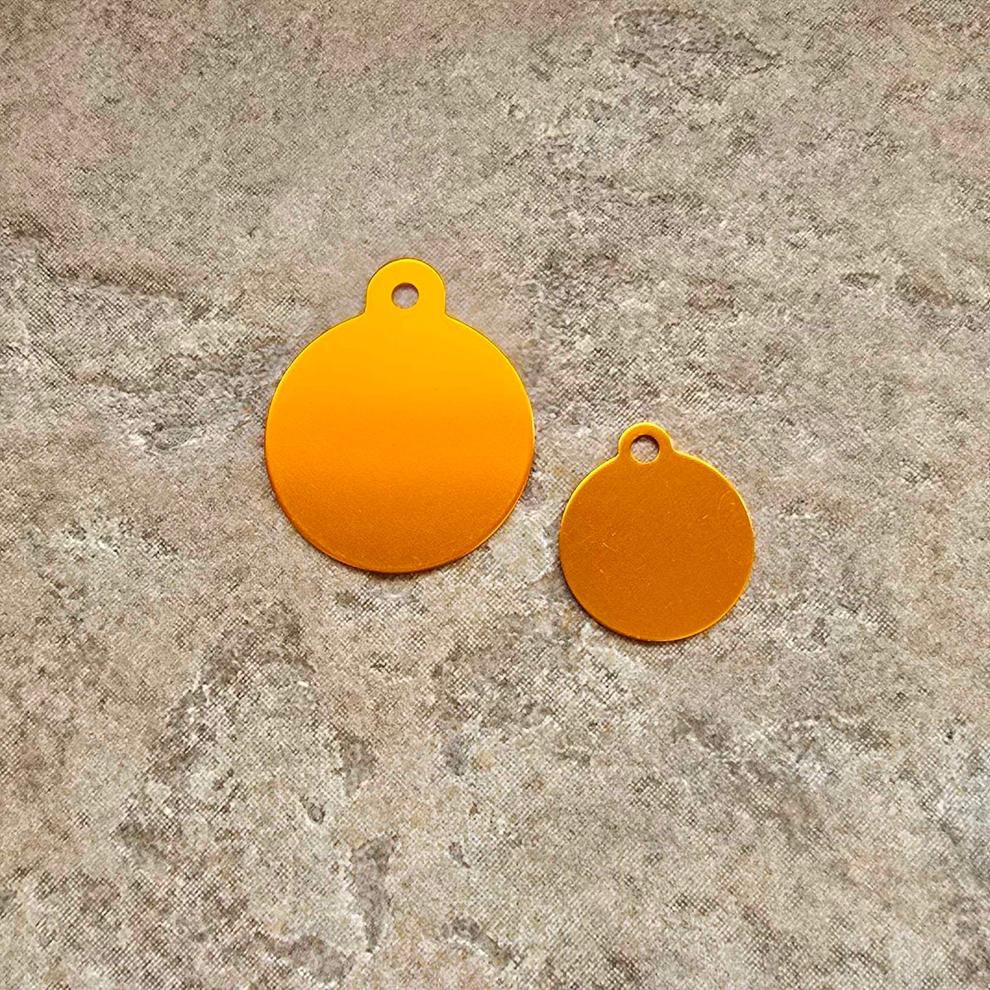 Round Colored Aluminum Tags