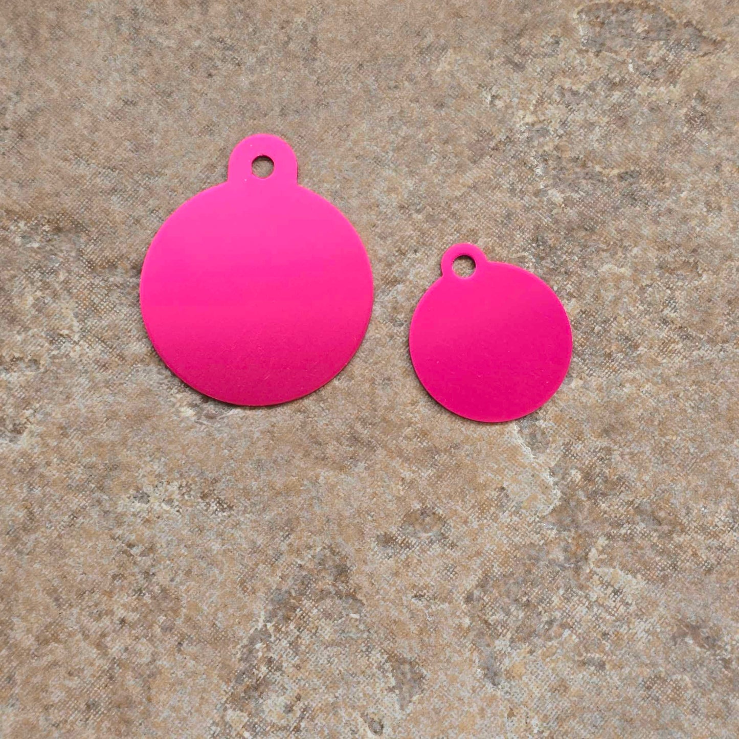 Round Colored Aluminum Tags