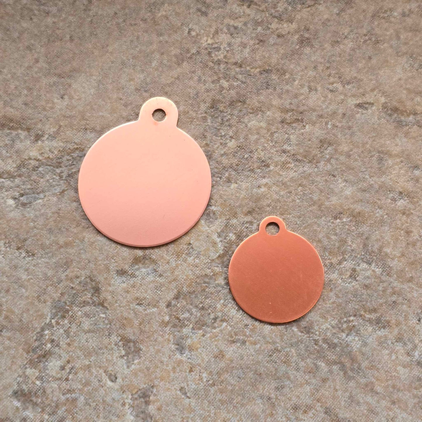 Round Colored Aluminum Tags