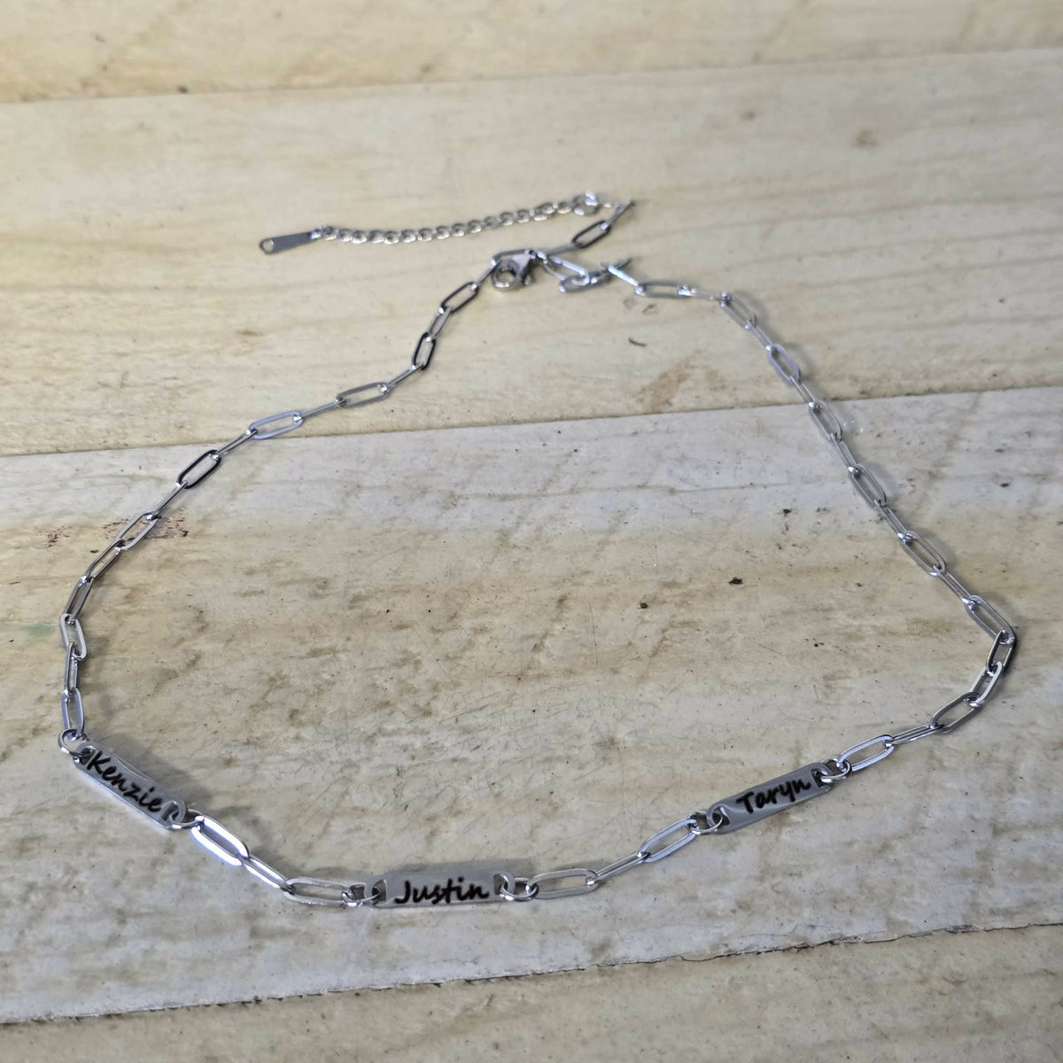 Paperclip Bar Necklace