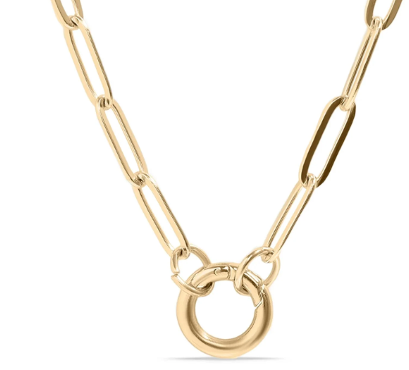Paperclip Charm Holder - Circle