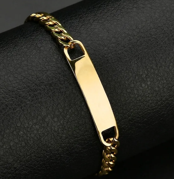 Cuban Chain Bar Necklace