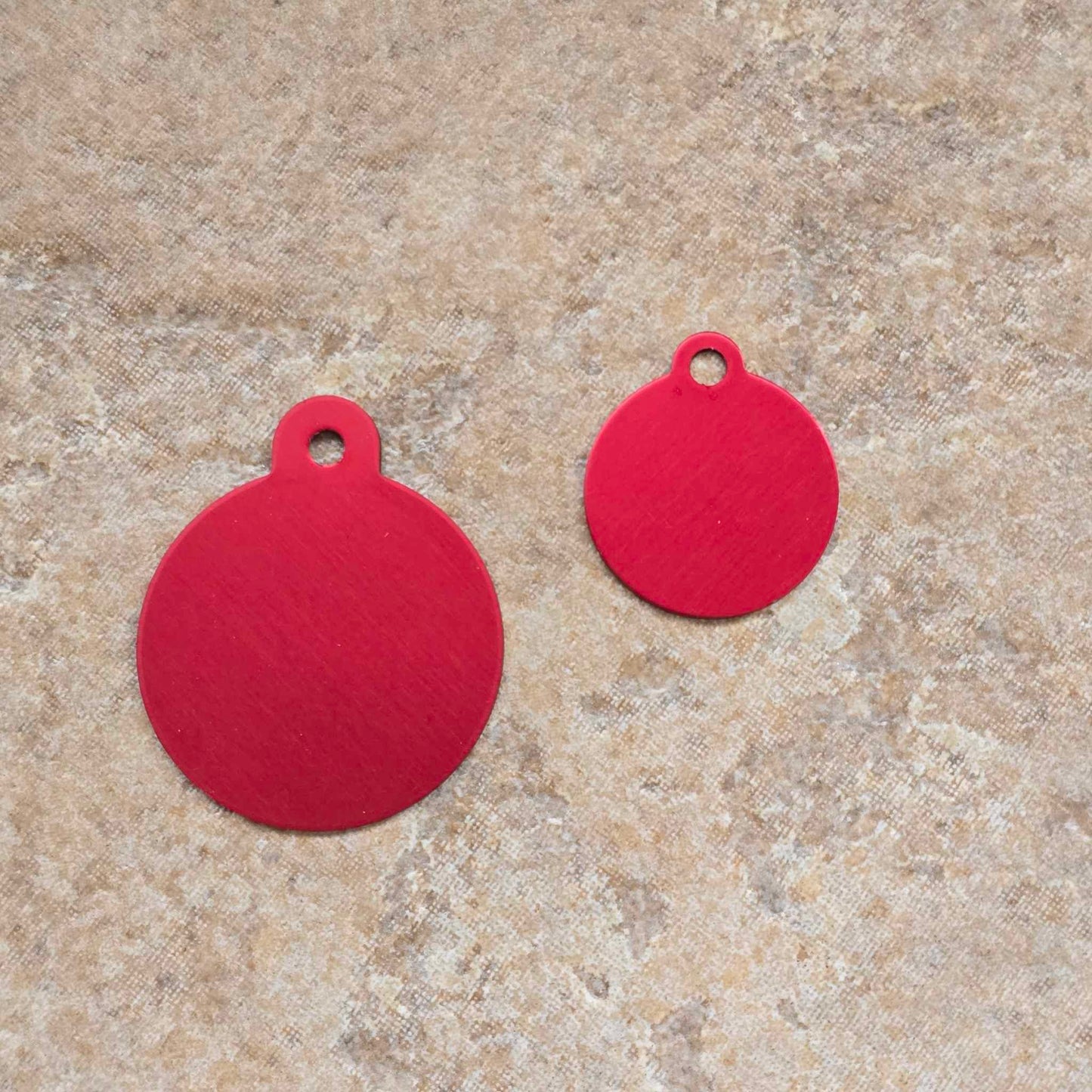 Round Colored Aluminum Tags