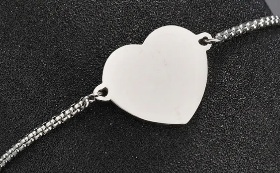Slide Heart Bracelet