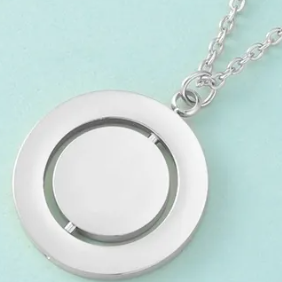 Rotating Circle Necklace