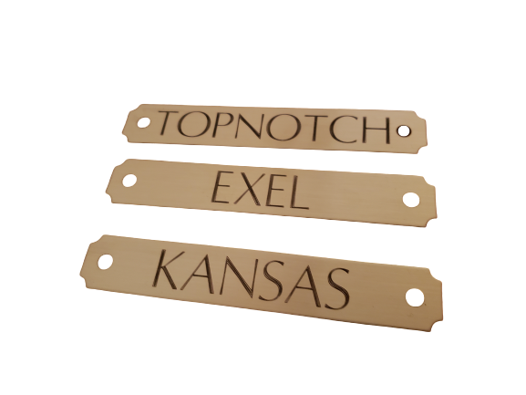 Brass Halter Plate