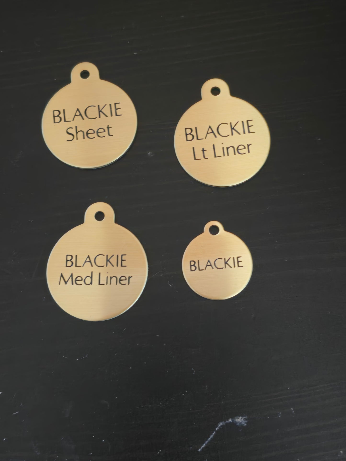 Brass Round Tag