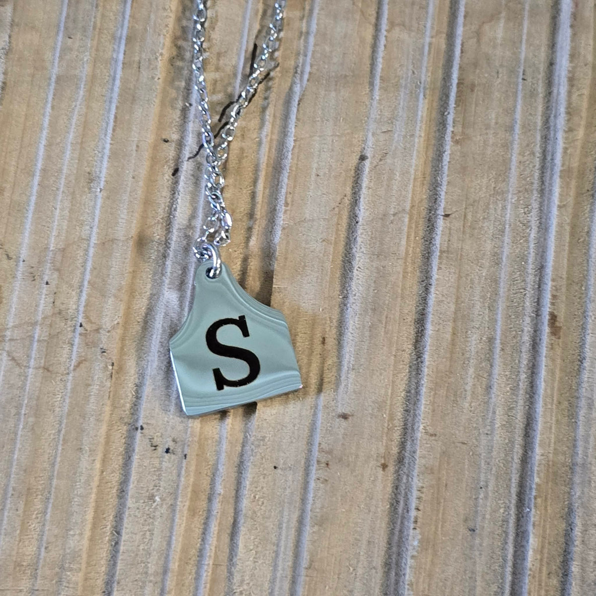 Cow Tag Necklace