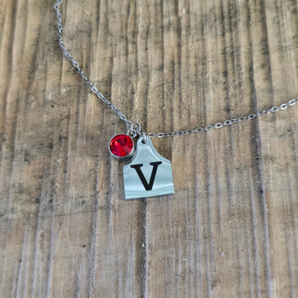 Cow Tag Necklace