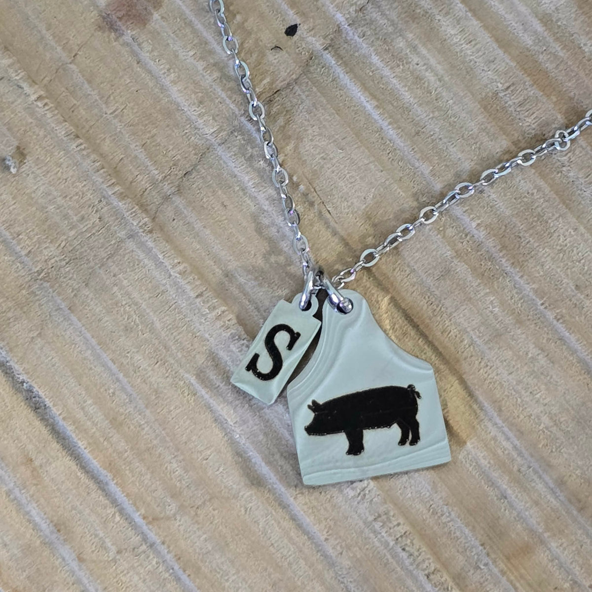 Cow Tag Necklace