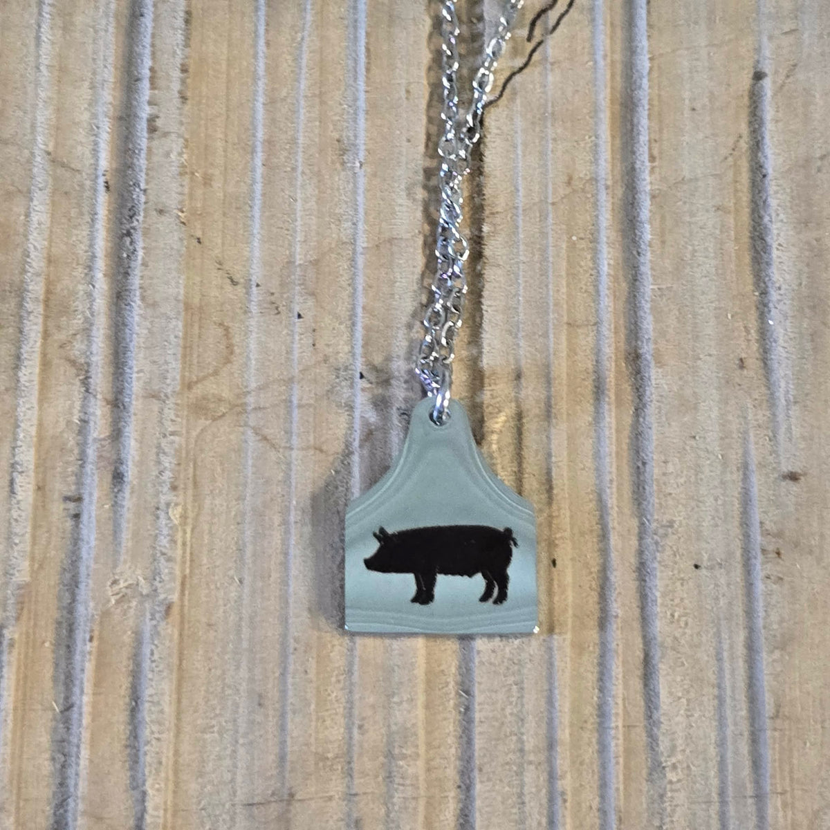 Cow Tag Necklace