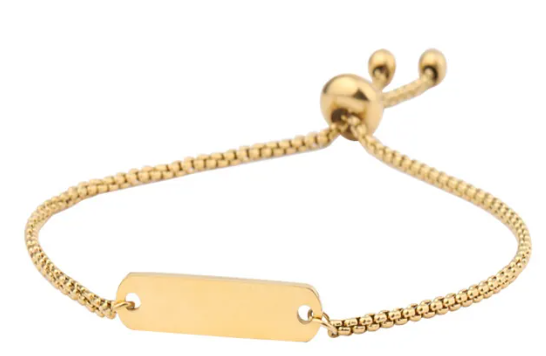 Flat Bar Slide Necklace