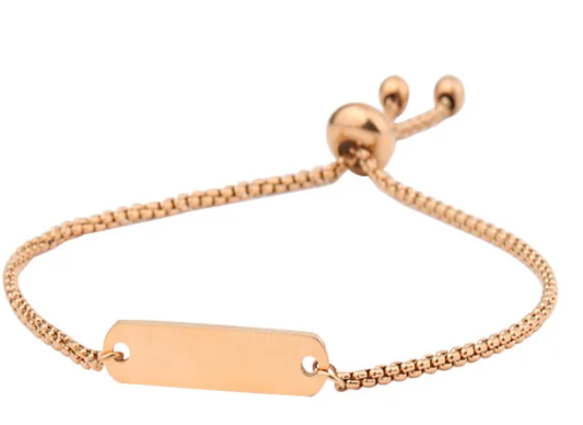 Flat Bar Slide Necklace