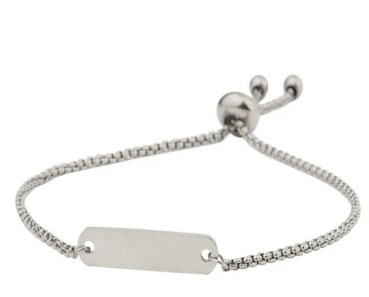 Flat Bar Slide Necklace
