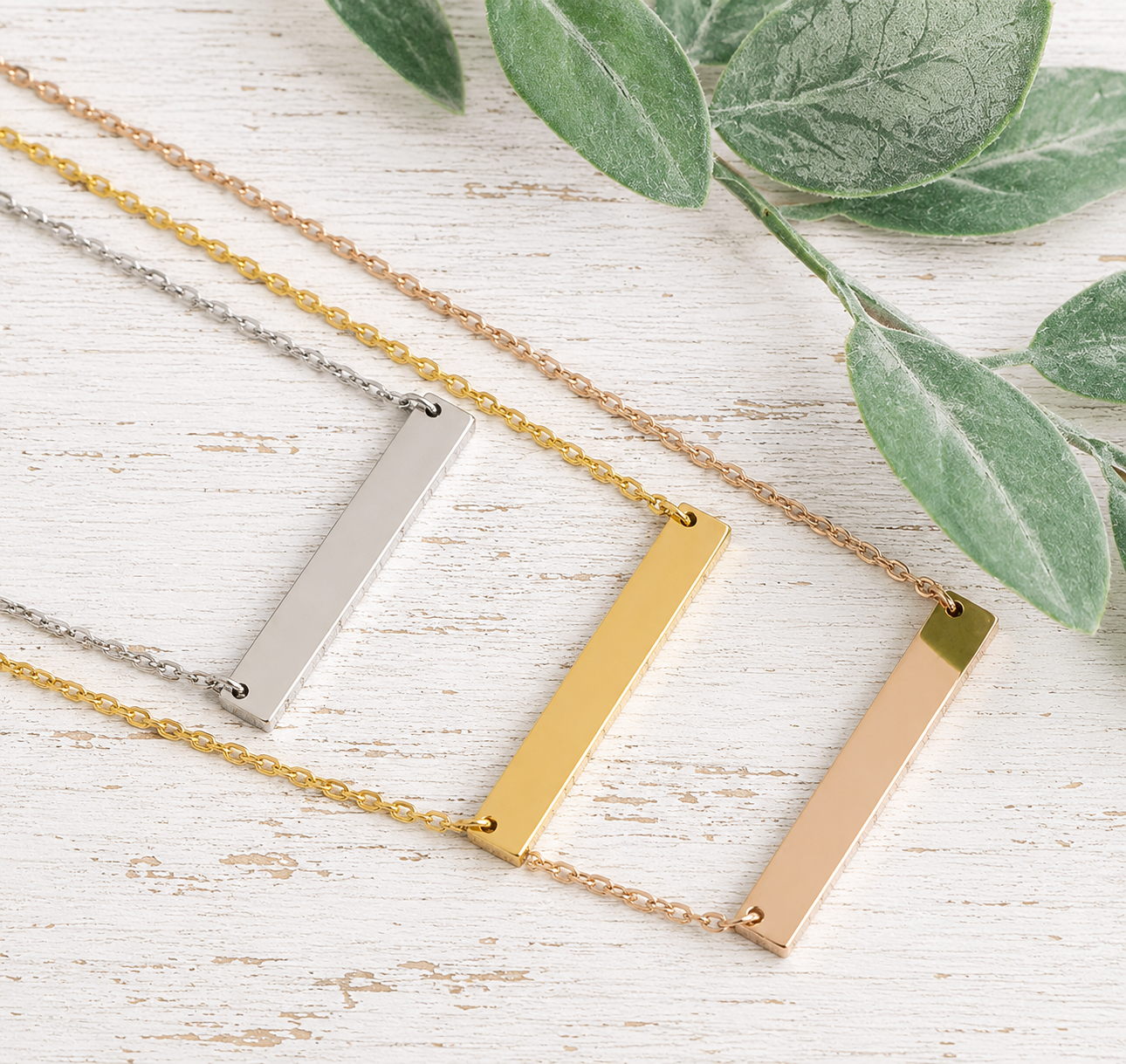 Horizontal Bar Necklace