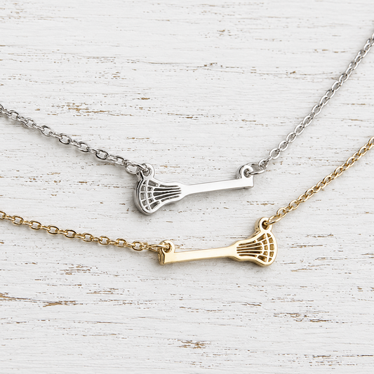 Tiny Lacrosse Necklace