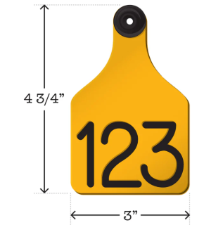 Ritchie Large Cow Tag