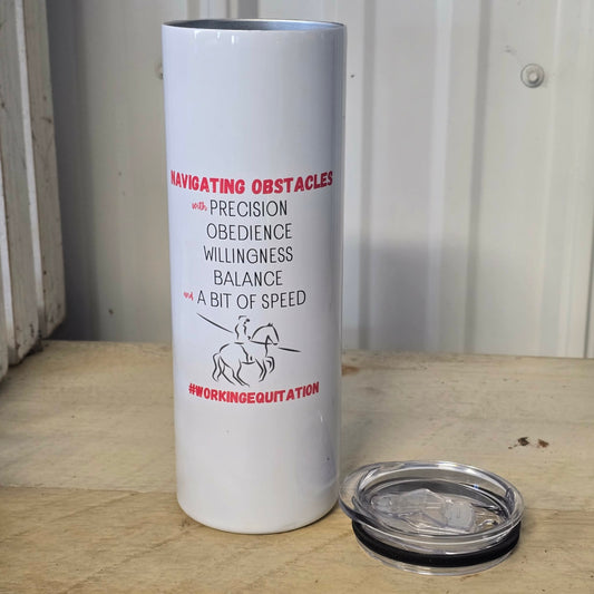 Navigating Obstacles Tumbler