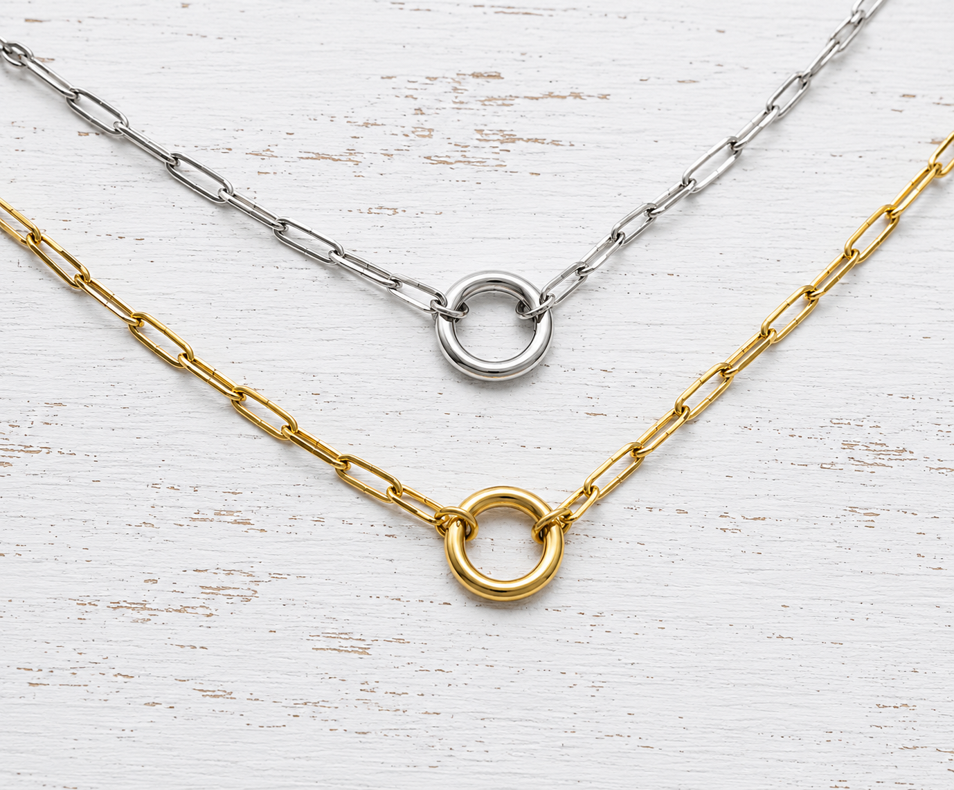 Paperclip Charm Holder - Circle