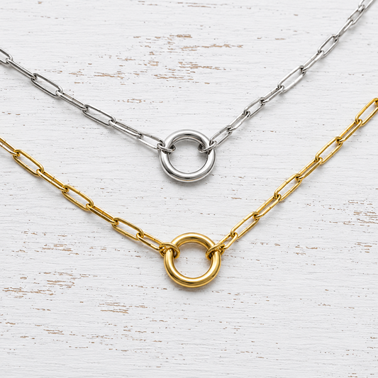 Paperclip Charm Holder - Circle