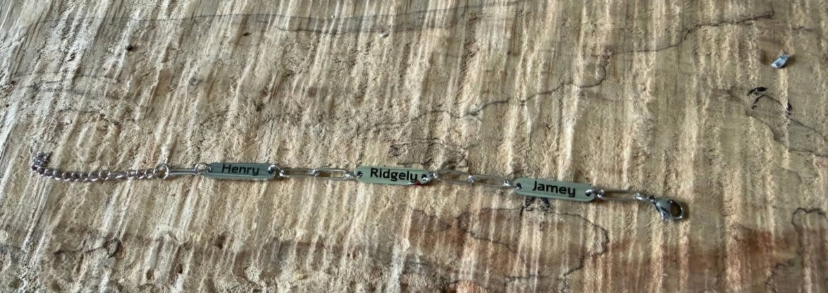 Paperclip Bar Bracelet