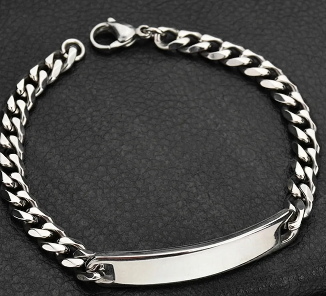 Cuban Chain Bar Necklace