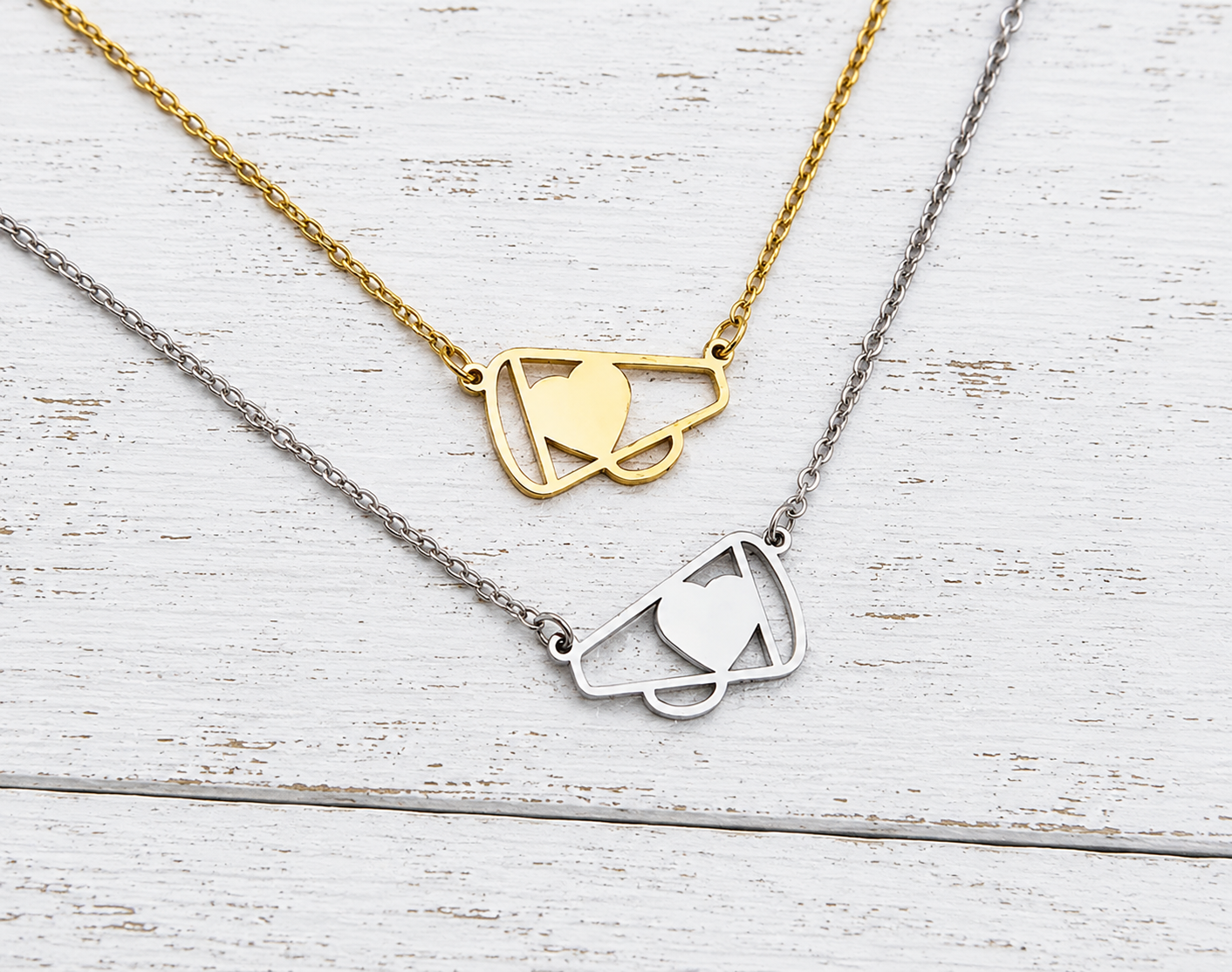 Cheer Megaphone Necklace - Small